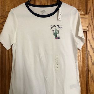 Graphic ringer tee (NWT)